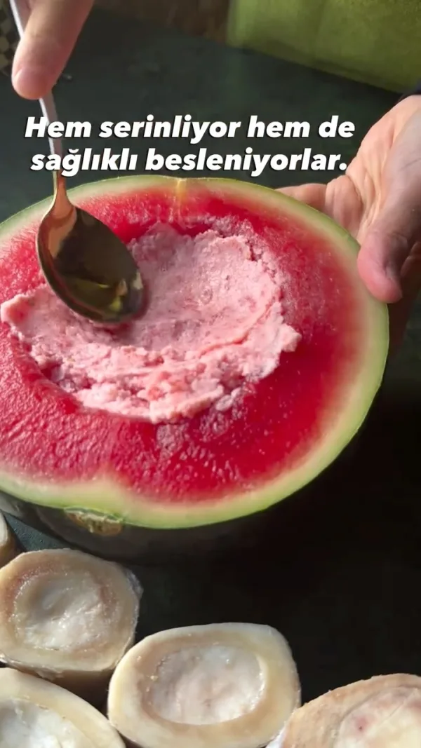 Hem serinliyor hem de sağlıklı besleniyorlar.